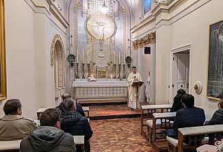 Škof in časnikarji počastili sv. Frančiška Saleškega z razmišljanjem o moči besede, odgovornosti in človečnosti