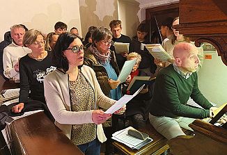 S pesmijo in molitvijo pod Jezusovim križem, postni meditativni koncert ZCPZ Gorica