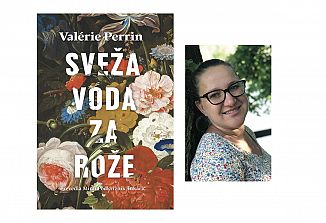 Violette med rožami