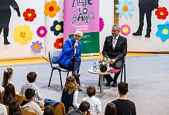 Predsednica Republike Slovenije je na obisku v Novi Gorici srečala mlade in starejše