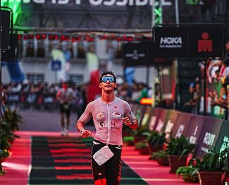 Nicolas Piva iz Sovodenj je opravil Ironman: 225 kilometrov zase in za prijatelje