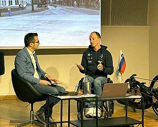 Zgodba o vztrajnosti in adrenalinu:  z ročnim kolesom do evropskega vrha