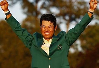 Matsuyama prvi Japonec z zelenim suknjičem