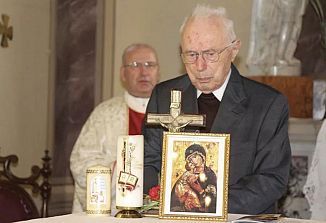 Msgr. Aleksander Lestan je obhajal 80 let mašništva