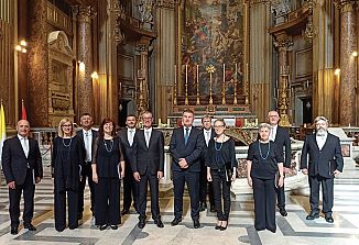 Vokalna skupina ZCPZ je gostovala v Rimu