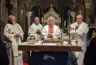 Praznik zavetnika časnikarjev sv. Frančiška Saleškega pri nadškofu Zoretu v Ljubljani