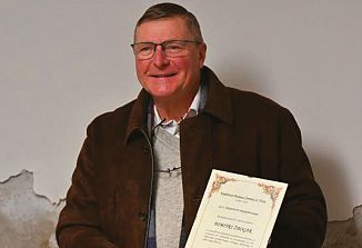 Podelitev Černetove nagrade Dimitriju Žbogarju, njegova ljubezen do naroda in zemlje je lahko za zgled