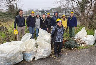Kaos med odpadki, čistilna akcija v Gorici