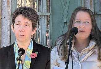 Slovesnost pri plošči na Fakinovi domačiji