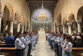 Tradicionalna hvaležnica v stolnici sv. Justa