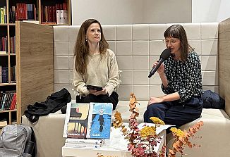 Srečanje dveh ženskih glasov sodobne slovenske proze, Leonora Fils in Anja Mugerli v TKS