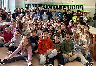 Na osnovni šoli Frana Erjavca v Štandrežu so obeležili slovenski kulturni praznik